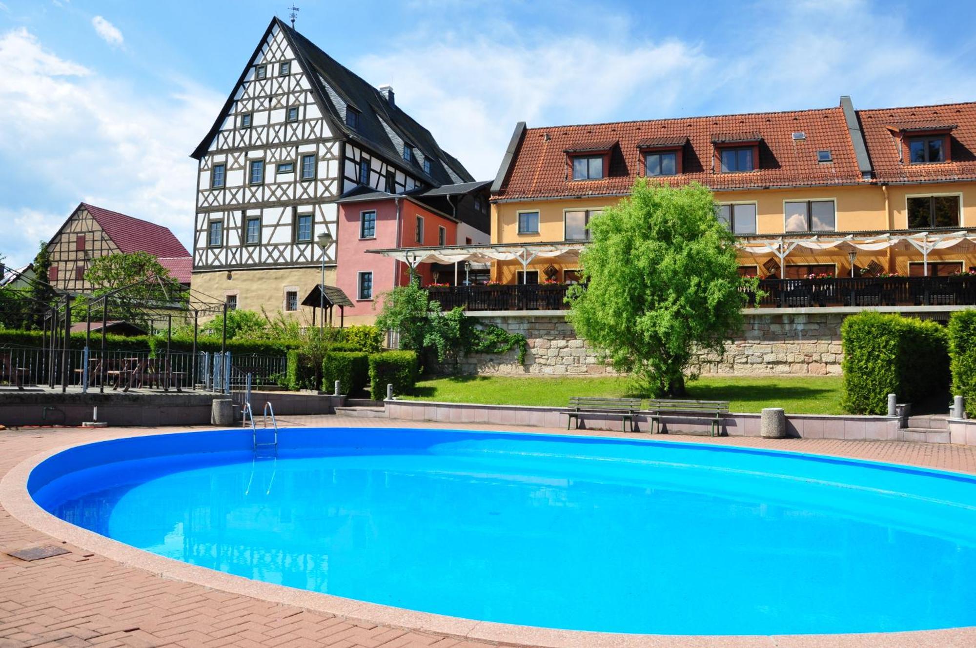 Thueringer Landhotel Edelhof Uhlstadt-Kirchhasel Exterior photo
